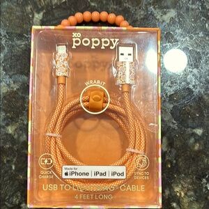 NIB-Poppy Charging Cable
